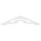 Ekena Millwork Pitch Northwest Architectural Grade PVC Gable Pediment, 72"W x 15"H x 1"P (5/12) GPP072X015X100NOR - alternate 2